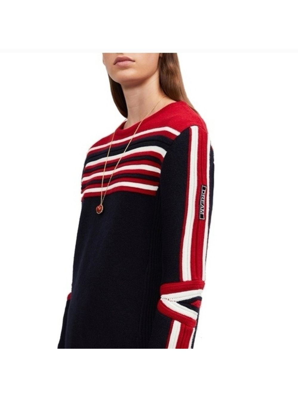 Maje "Dream" blue red and white sweater size S(1) BNWT